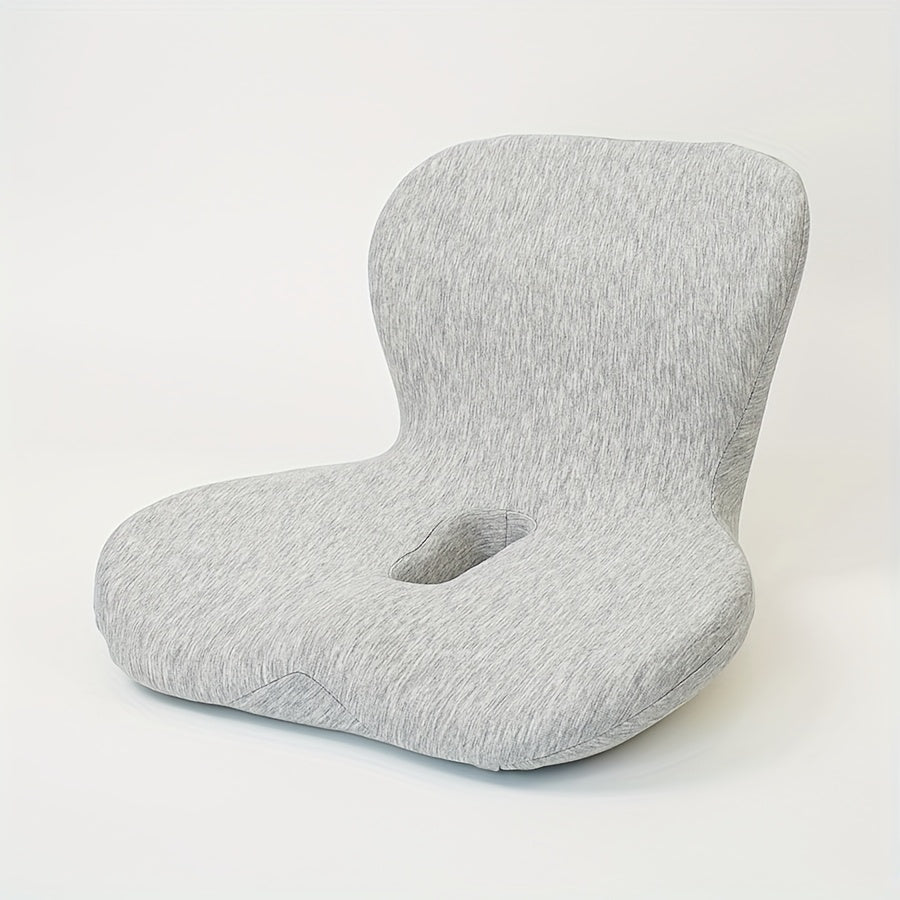 Memory Foam Backrest Cushion with Back Support, Hollow And Breathable, Hemorrhoid Cushion And Buttock Cushion, Ergonomically Designed, Suitable for Office Use, Suitable for All Seasons.