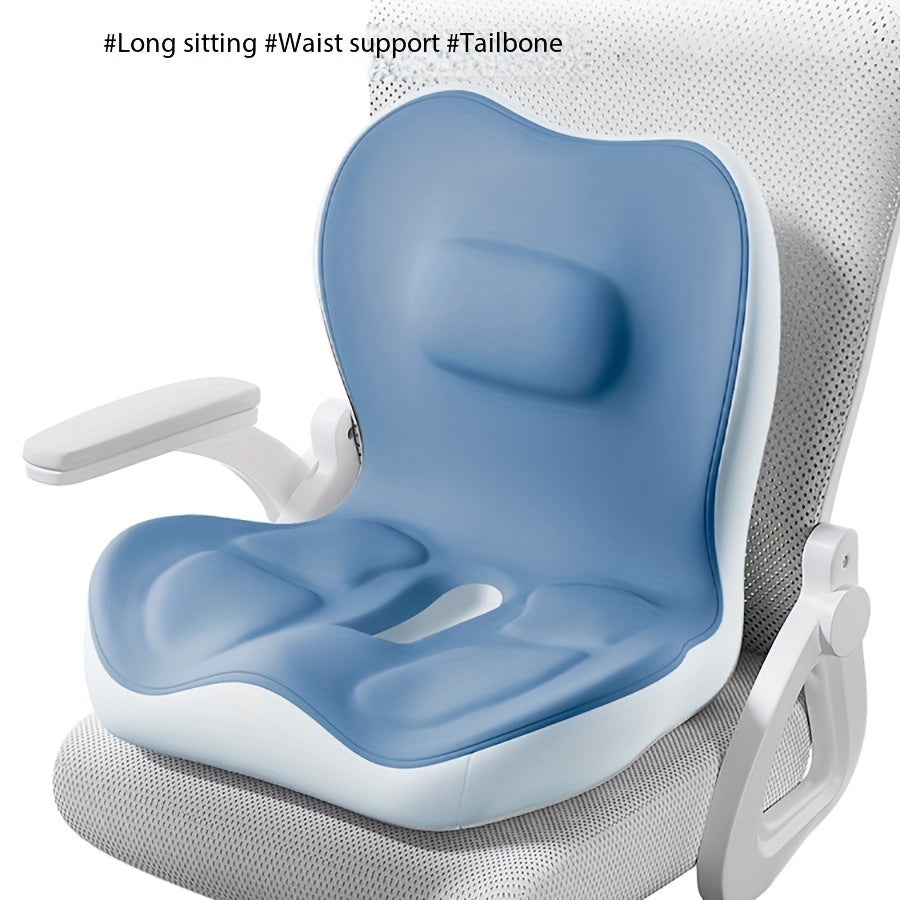 Memory Foam Backrest Cushion with Back Support, Hollow And Breathable, Hemorrhoid Cushion And Buttock Cushion, Ergonomically Designed, Suitable for Office Use, Suitable for All Seasons.