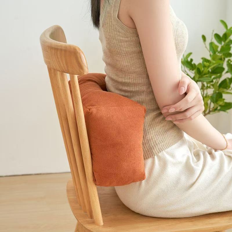 Vintage Style Thickened Multi-Functional Lumbar Support Pillow - Hand Washable Polyester Back Cushion for Office Chair & Home Decor, Space-Themed Woven Chenille with Polyester Filling, Portable & Portable Lumbar Support | Vintage Style Pillow | Durable