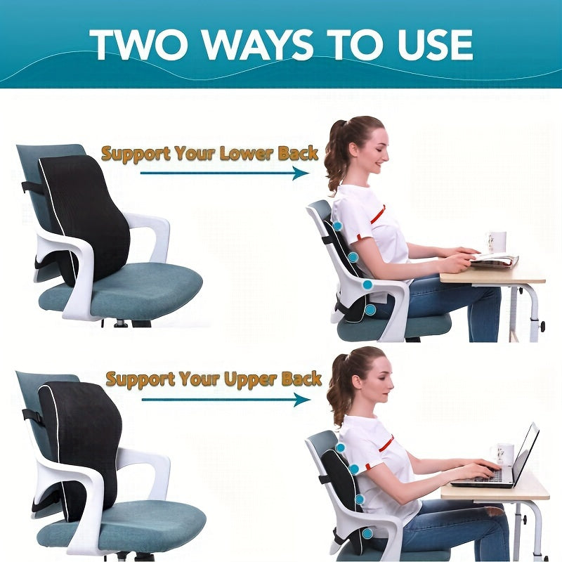 Lumbar Pillow, Slow Rebound Lumbar Cushion, Office Sedentary Essential, Household And Car Use