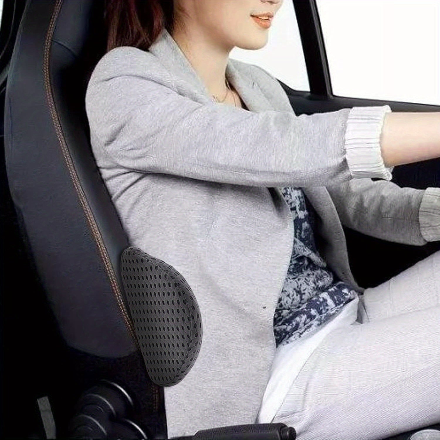 Lumbar Pillow, Lumbar Support Pillow for Office Chair and Car Seat, Back Support Pillow for Lower Back Relief, Support Cushion Back Pillow for Sleeping, Driving, Resting