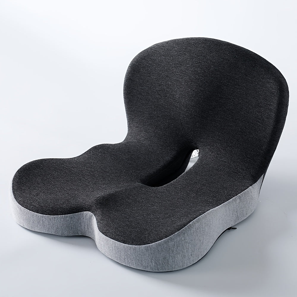1pc Seat Cushion Ergonomic - Premium Cooling Gel Lumbar Support Cushion For Car & Office - Breathable & Multicolor Mesh Backrest, Soft & Supportive Back Support Pillow - Durable & Washable Cushion For Long Sitting, Driving And Desk Work
