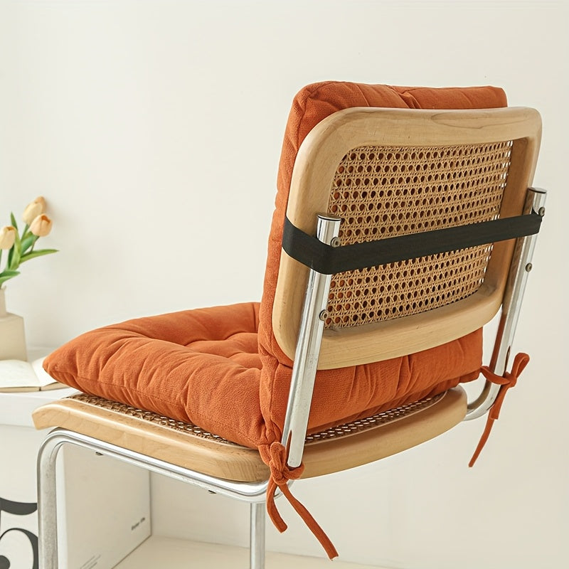 Ergonomic Office Chair Cushion with Lumbar Support - Thick Seat Cushion for Back Relief, Non-Slip Straps, Posture Correction & Pressure Relief - Compatible with Desk, Car, Sofa - Ideal Gift for Home & Office Decor, Desk Chair Cushion, Elastic Binding