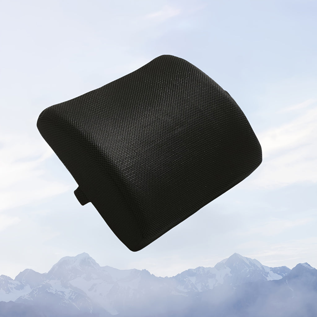 Office chair lumbar support pillow, low back support, ease back pain, ergonomic small back cushion, suitable for tables and chairs, game chairs, adjustable belt and washable pillow case