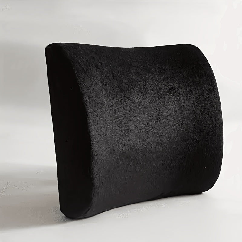 2pcs/set of memory slow rebound cushion, suitable for office chair cushion, car booster cushion, etc., 1 waist support cushion + 1 dining chair cushion, back support car office cushion
