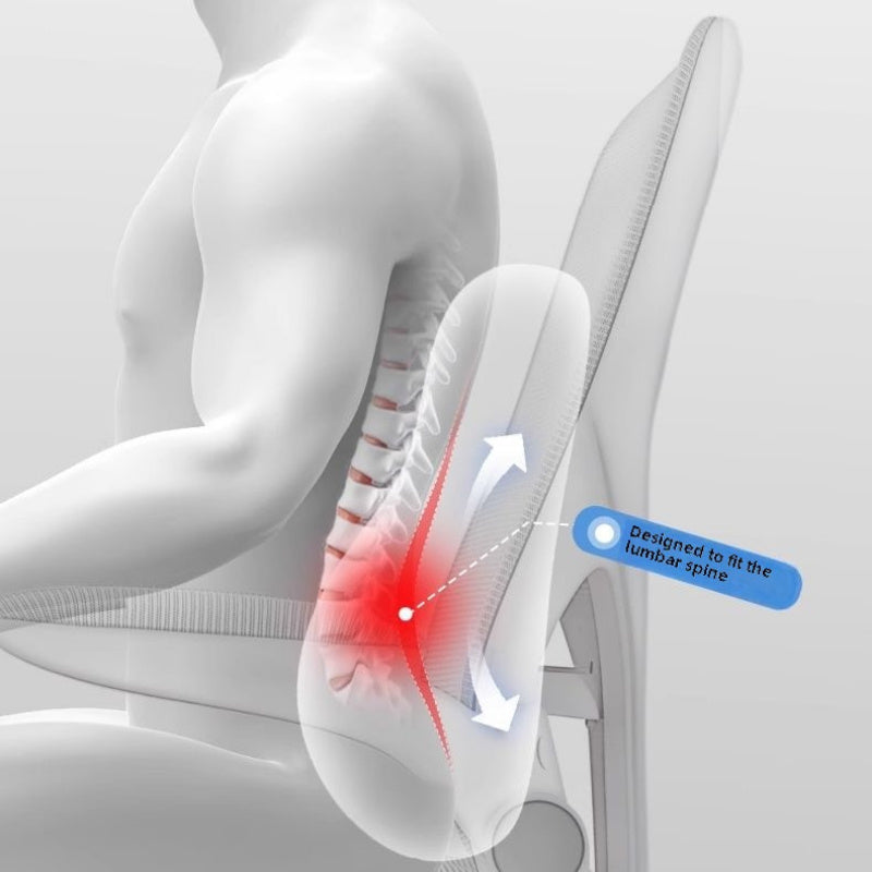 Suitable for Office Chairs And Car Seats, Lumbar Support Pillows, Medium Hardness Seat Cushions, Contour Design Improves Posture, Comfortable Office Chairs, Comfortable Cushions, Backrest Pillows