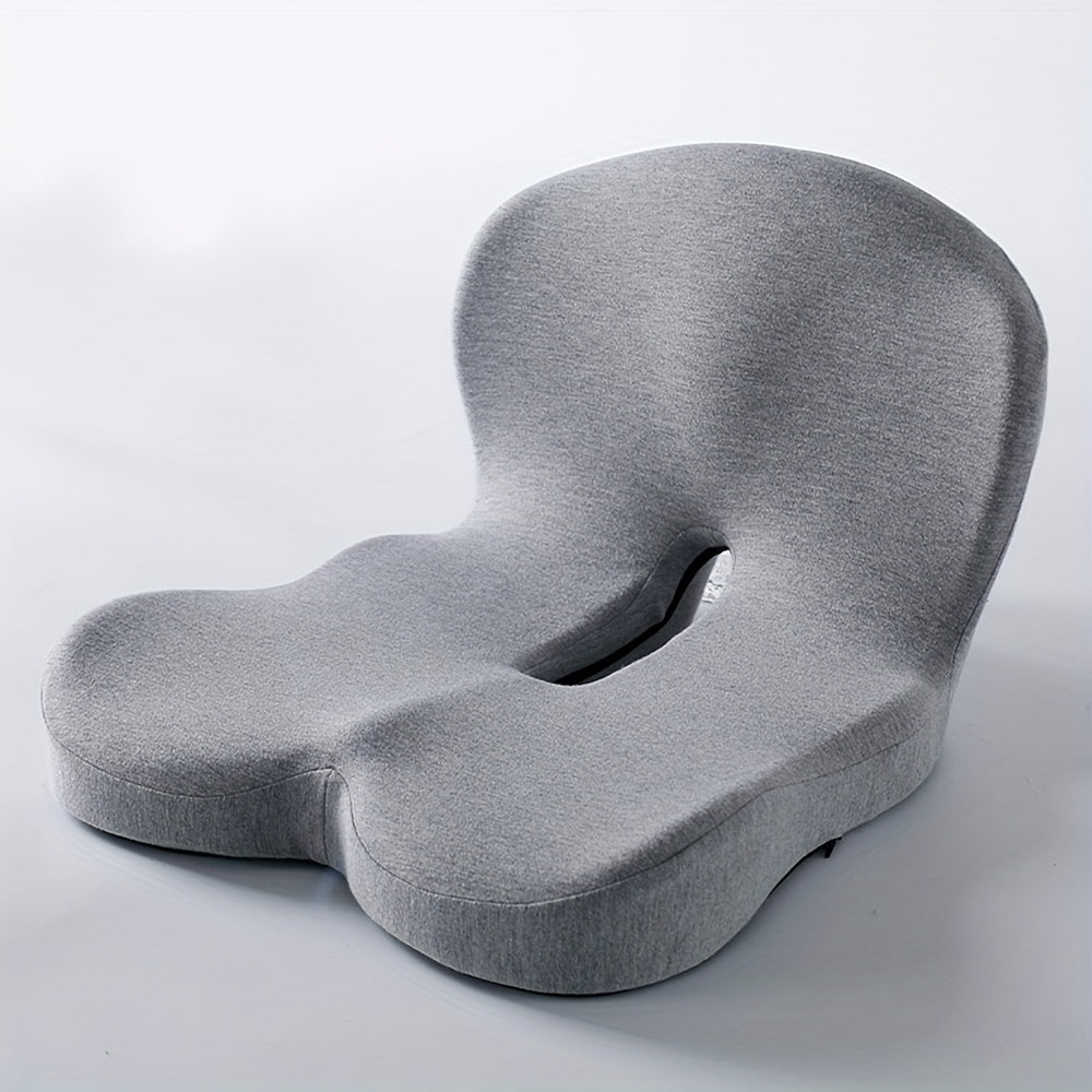 1pc Seat Cushion Ergonomic - Premium Cooling Gel Lumbar Support Cushion For Car & Office - Breathable & Multicolor Mesh Backrest, Soft & Supportive Back Support Pillow - Durable & Washable Cushion For Long Sitting, Driving And Desk Work