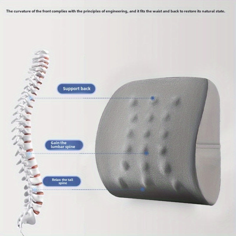 Suitable for Office Chairs And Car Seats, Lumbar Support Pillows, Medium Hardness Seat Cushions, Contour Design Improves Posture, Comfortable Office Chairs, Comfortable Cushions, Backrest Pillows