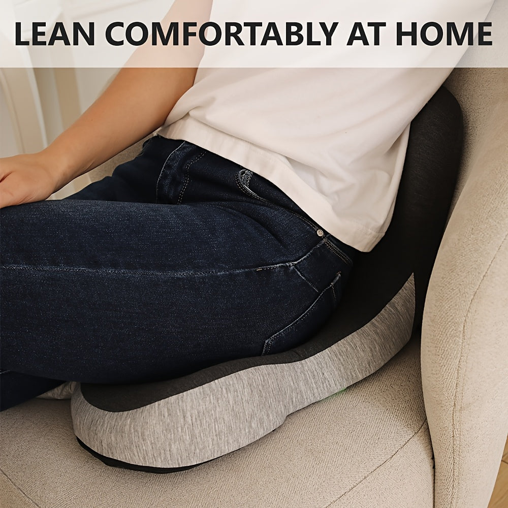1pc Seat Cushion Ergonomic - Premium Cooling Gel Lumbar Support Cushion For Car & Office - Breathable & Multicolor Mesh Backrest, Soft & Supportive Back Support Pillow - Durable & Washable Cushion For Long Sitting, Driving And Desk Work