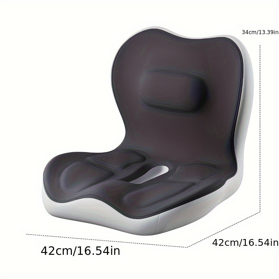 Memory Foam Backrest Cushion with Back Support, Hollow And Breathable, Hemorrhoid Cushion And Buttock Cushion, Ergonomically Designed, Suitable for Office Use, Suitable for All Seasons.