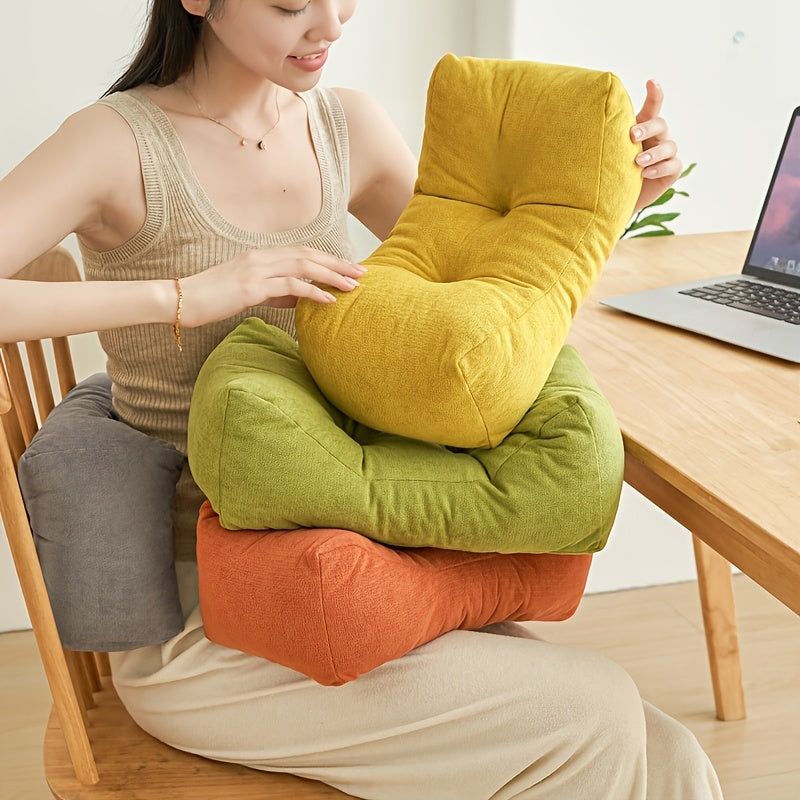 Vintage Style Thickened Multi-Functional Lumbar Support Pillow - Hand Washable Polyester Back Cushion for Office Chair & Home Decor, Space-Themed Woven Chenille with Polyester Filling, Portable & Portable Lumbar Support | Vintage Style Pillow | Durable
