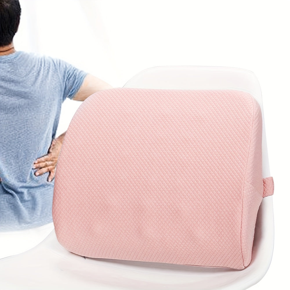 Office Chair Lumbar Support Pillow, Car Backrest Cushion with Slow-Rebound Memory Foam for Gaming and Office Chairs