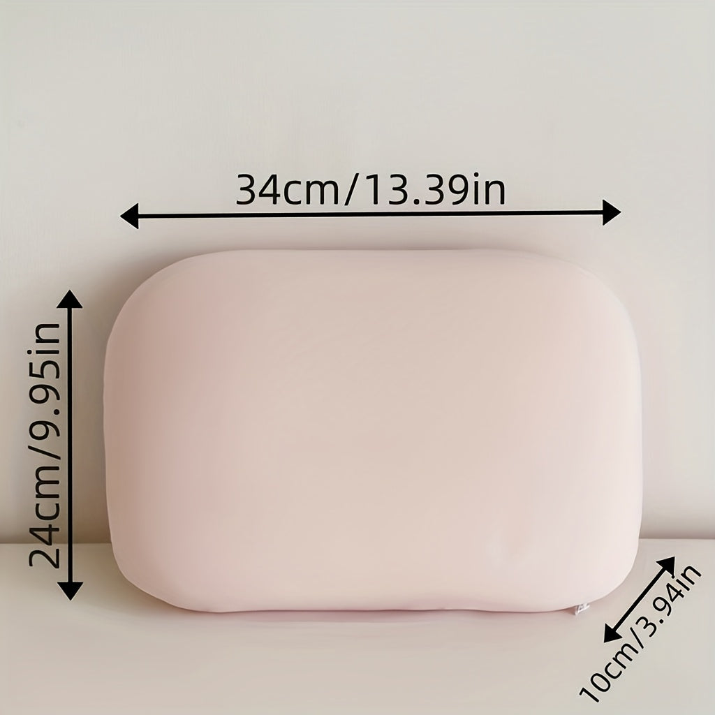 An Ergonomic Lumbar Support Pillow - Suitable for Office Breaks, Gaming Chair Rest, Study Relaxation, and Driving Fatigue - Machine Washable Minimalist Comfort Cushion, Portable Design, Sturdy Construction, Durable Polyester, Remote Workers