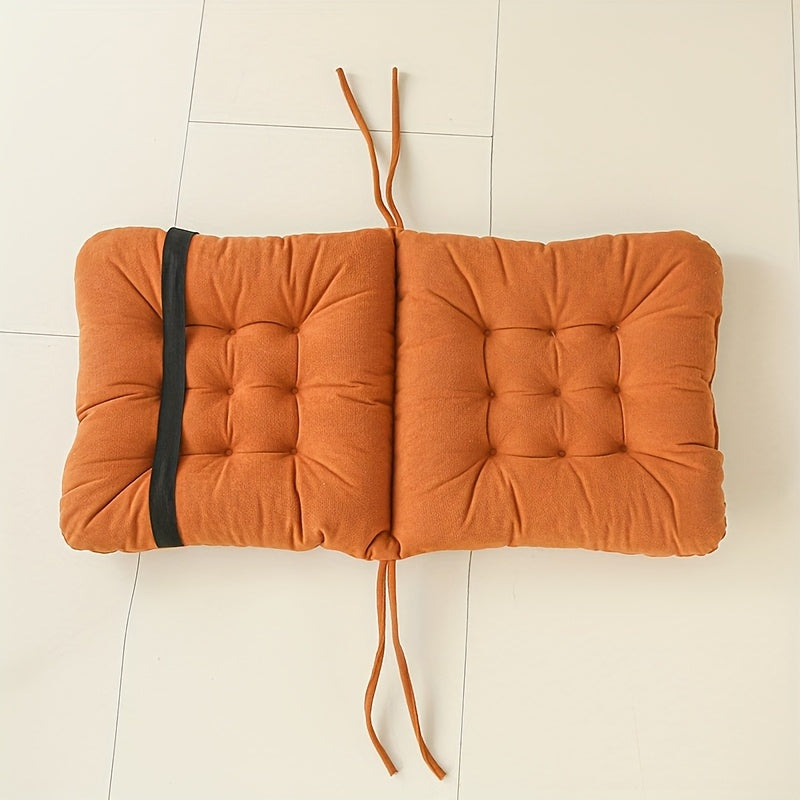 Ergonomic Office Chair Cushion with Lumbar Support - Thick Seat Cushion for Back Relief, Non-Slip Straps, Posture Correction & Pressure Relief - Compatible with Desk, Car, Sofa - Ideal Gift for Home & Office Decor, Desk Chair Cushion, Elastic Binding