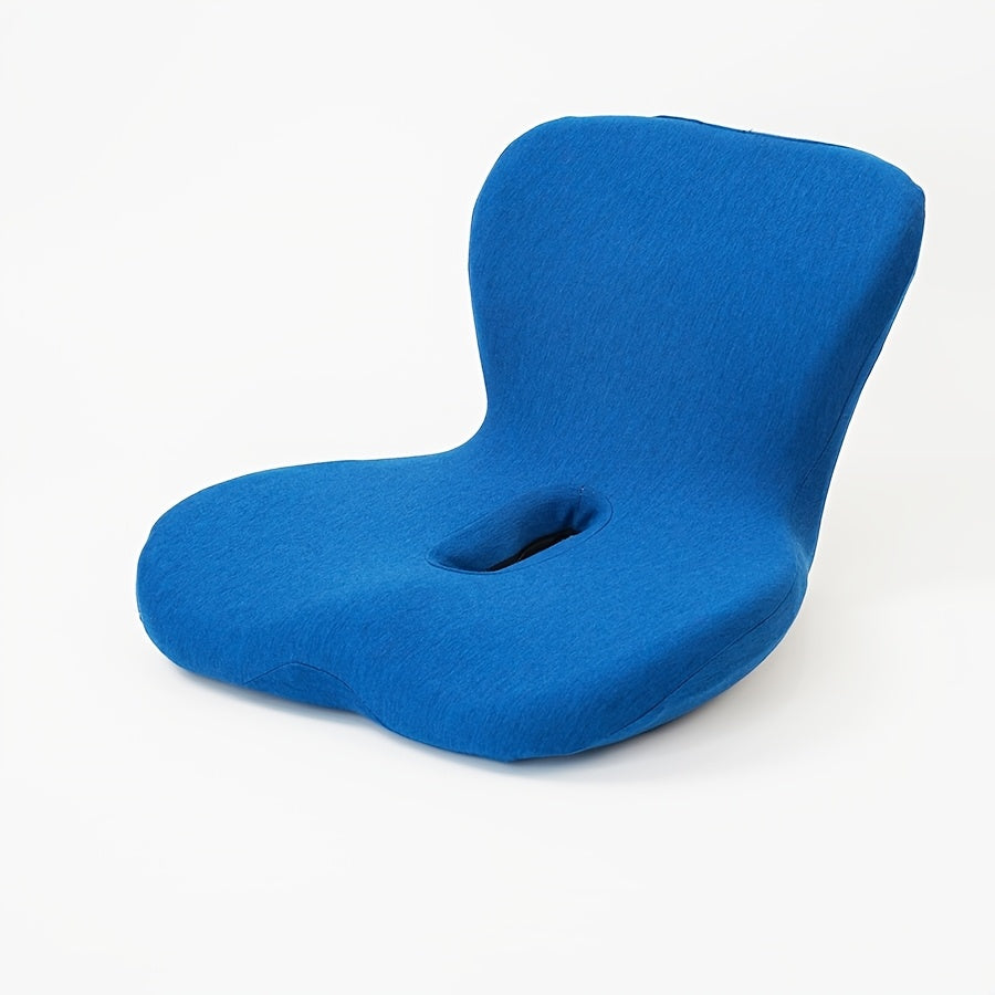 Memory Foam Backrest Cushion with Back Support, Hollow And Breathable, Hemorrhoid Cushion And Buttock Cushion, Ergonomically Designed, Suitable for Office Use, Suitable for All Seasons.