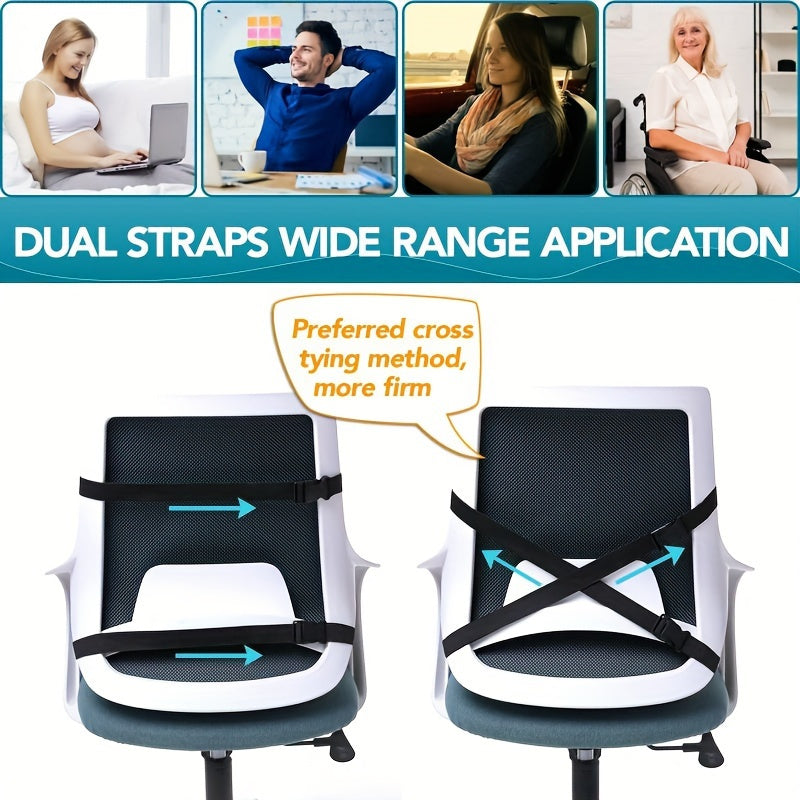 Lumbar Pillow, Slow Rebound Lumbar Cushion, Office Sedentary Essential, Household And Car Use