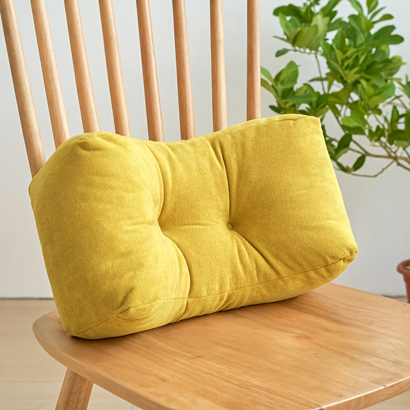 Vintage Style Thickened Multi-Functional Lumbar Support Pillow - Hand Washable Polyester Back Cushion for Office Chair & Home Decor, Space-Themed Woven Chenille with Polyester Filling, Portable & Portable Lumbar Support | Vintage Style Pillow | Durable