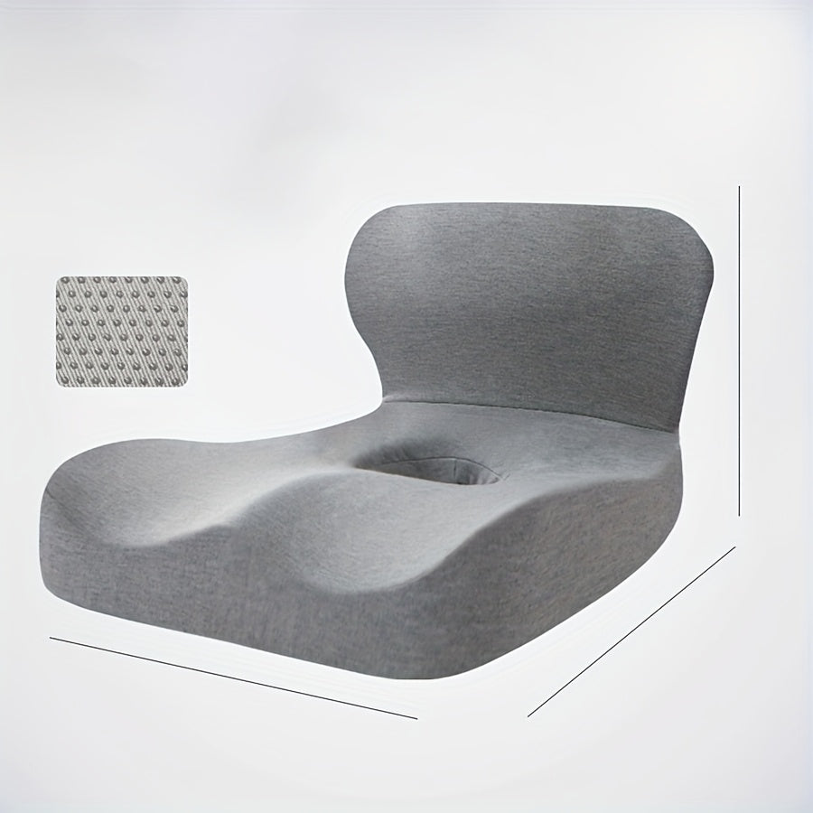 Ergonomic Office Chair Cushion with Lumbar Support - Extra Wide Seat Pad, Memory Technology, Anti-Hemorrhoids & Breathable Design, for Home, Car, Desk - Posture Correction & Hip Alignment - (5 Colors Available), Seat Cushion for Chair, Home Seating