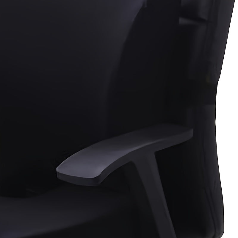 Seat Cushion with Lumbar Pad, Seat Cushion Lumbar Support Set, Polyester Comfortable Chair Cushion, Ergonomic Design, Breathable Sweatproof, for Office Home (Black)